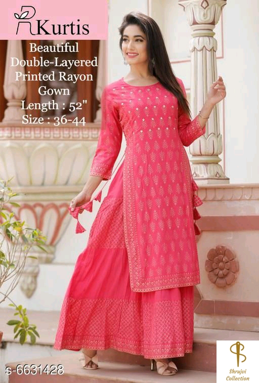 Rayon Kurtis